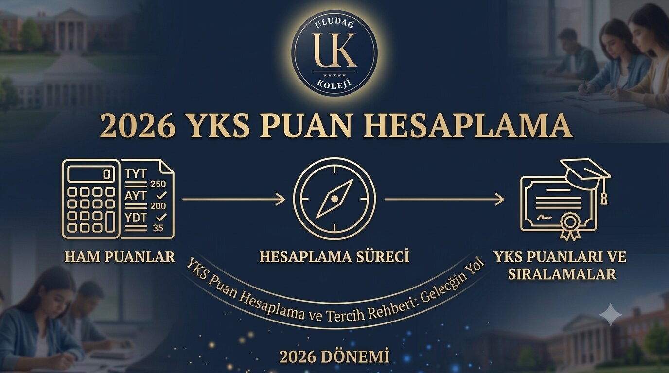 YKS Puan Hesaplama 2026 | TYT AYT YDT Net ve Puan Hesaplama