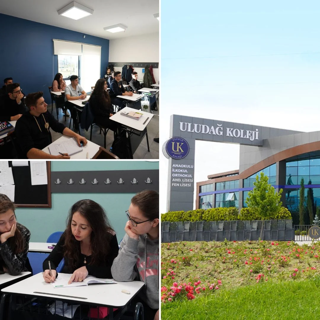 Uludağ Koleji Bursa Özel Fen Lisesi Uludağ Koleji Bursa özel Fen Lisesi laboratuvarları, kampüsü ve eğitim ortamından kareler